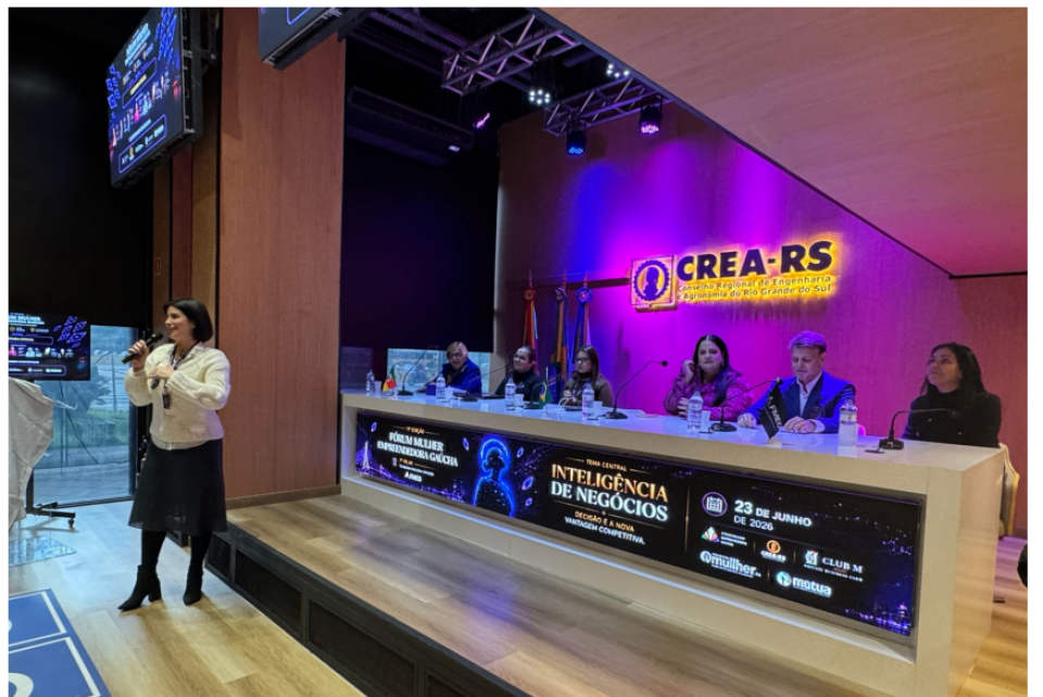 Inteligência artificial e inovação tecnológica são destaques na 11º Fórum da Mulher Empreendedora no CREA-RS