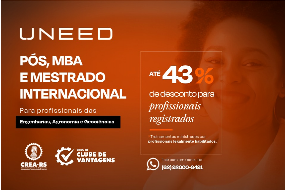 Profissionais registrados têm até 43% de desconto em pós-graduação, MBAs e Mestrados Internacionais