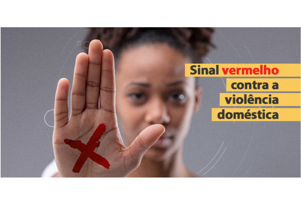 Confea adere à campanha Sinal Vermelho contra a Violência Doméstica