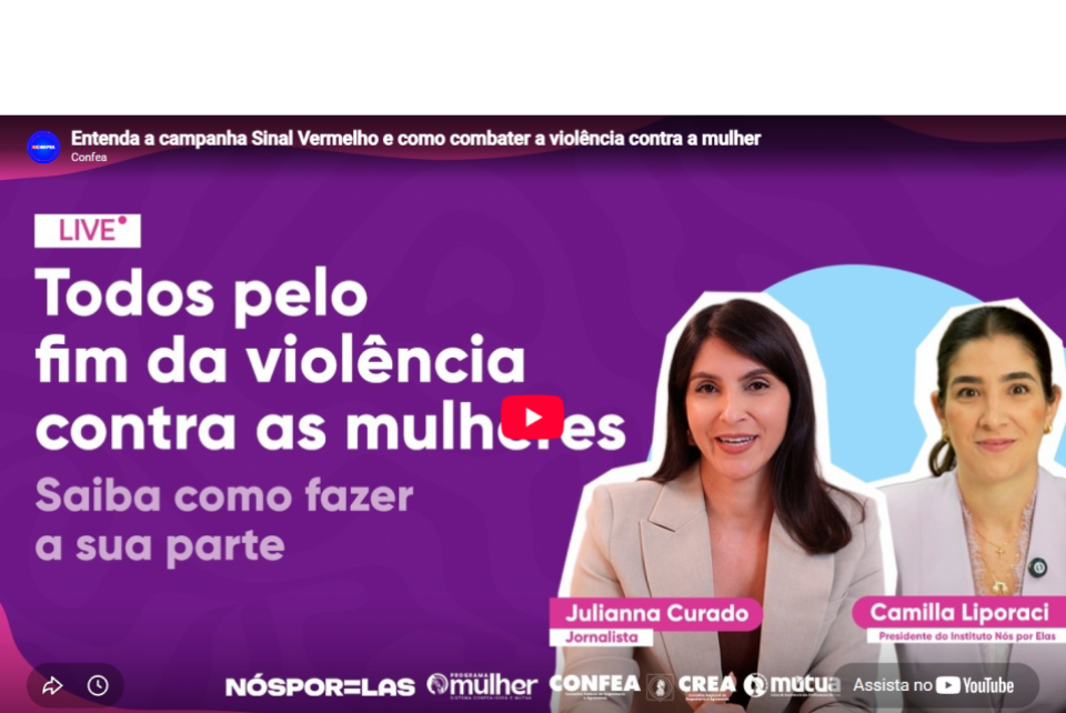 Confea orienta sobre acolhimento diante de violência contra mulher