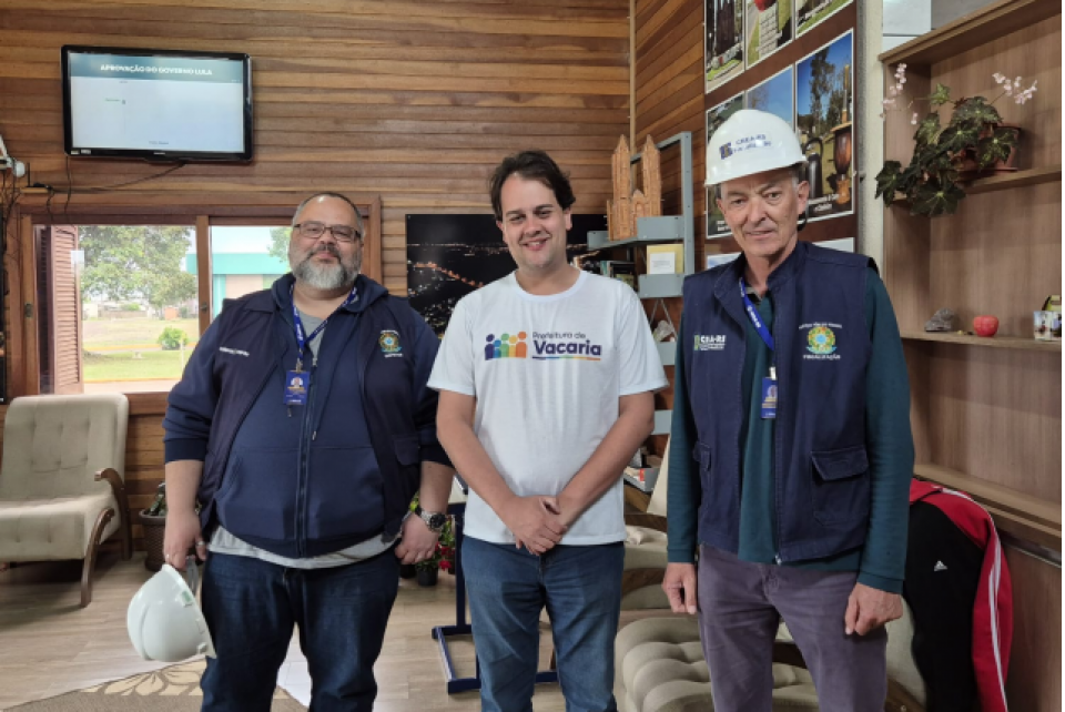 CREA-RS fiscaliza montagem de eventos em Vacaria